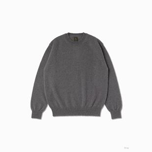 BATONER PURE MOHAIR100% CREW NECK 24AW纯海马毛圆领针织衫毛衣