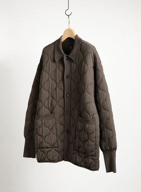 BATONER QUILTING COVERALL 25AW 直营店限定 绗缝针织风衣夹克