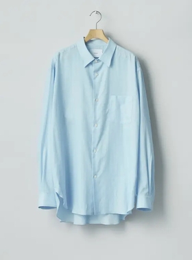 ssstein Cotton Silk Regular Collar Shirt26SS真丝混纺宽松衬衫