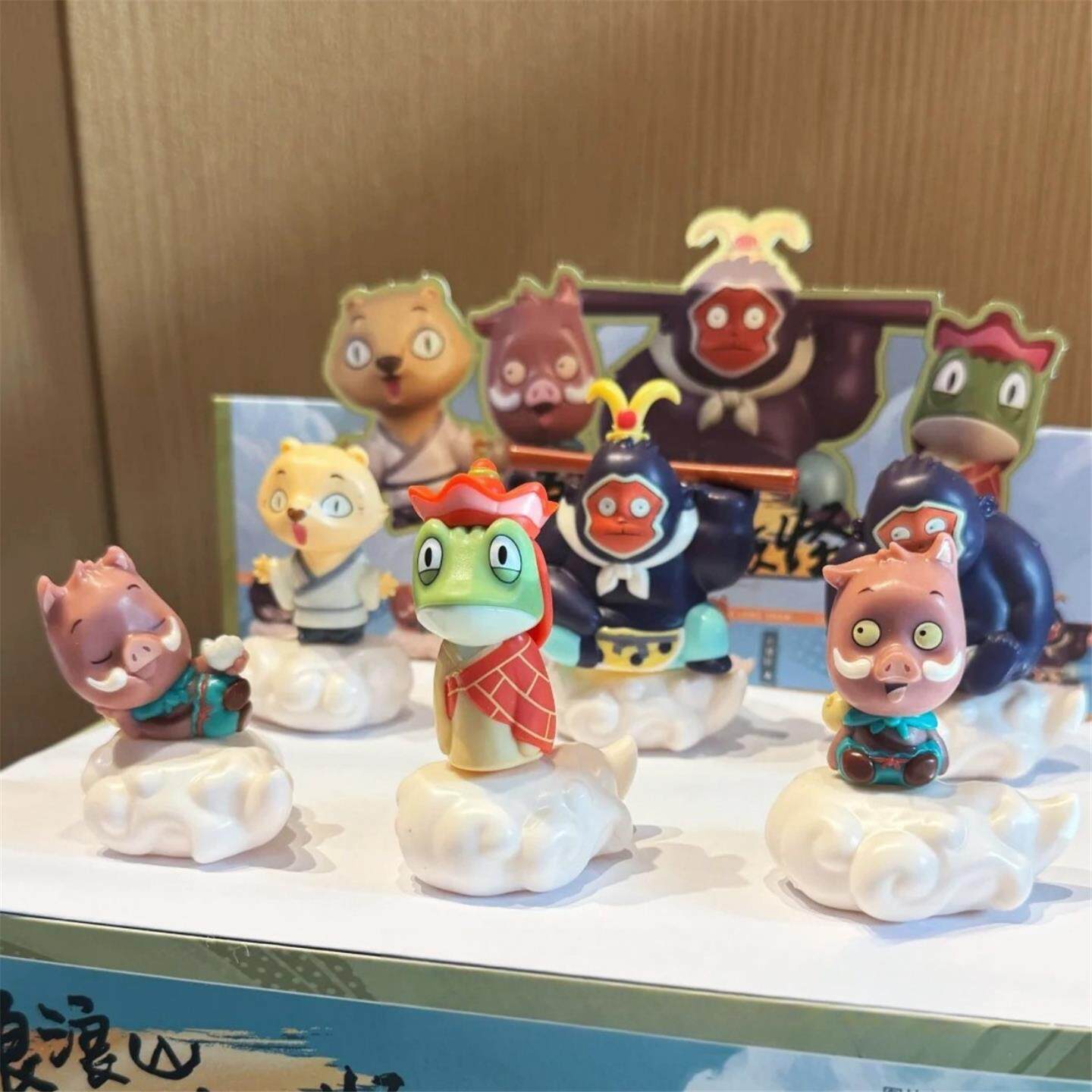 正版浪浪山小妖怪盲盒摆件浪浪山小猪妖玩偶打工人手办桌面摆件