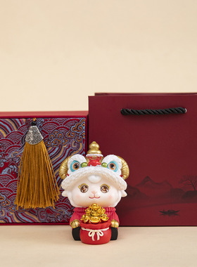 创意羊年摆件礼品公司企业商务活动年会伴手礼送客户员工老外礼物