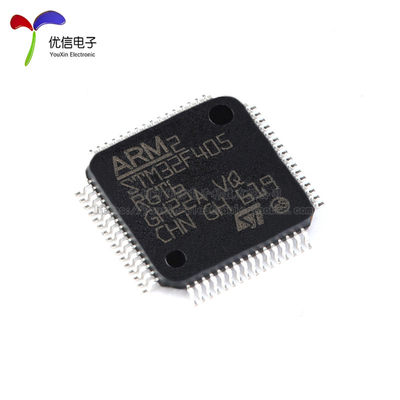 原装正品 STM32F405RGT6 LQFP-64 ARM Cortex-M4 32位微控制器MCU