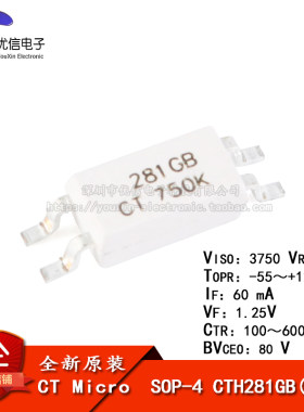 原装正品光耦CTH281GB(T1)