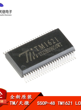 原装正品 贴片 TM1621 SSOP-48 RAM映射 32*4 LCD驱动器IC芯片