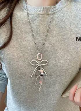 可爱卡通kt猫项链女独特设计