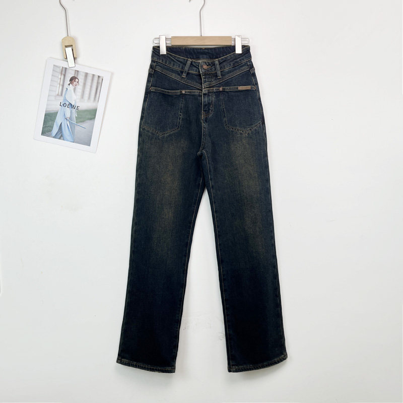 jeans加绒牛仔裤女0050冬季新款韩版百搭薄绒长裤欧货窄版阔腿裤,女装/女士精品,牛仔裤,淘宝优惠券,粉丝福利购,淘宝优惠卷