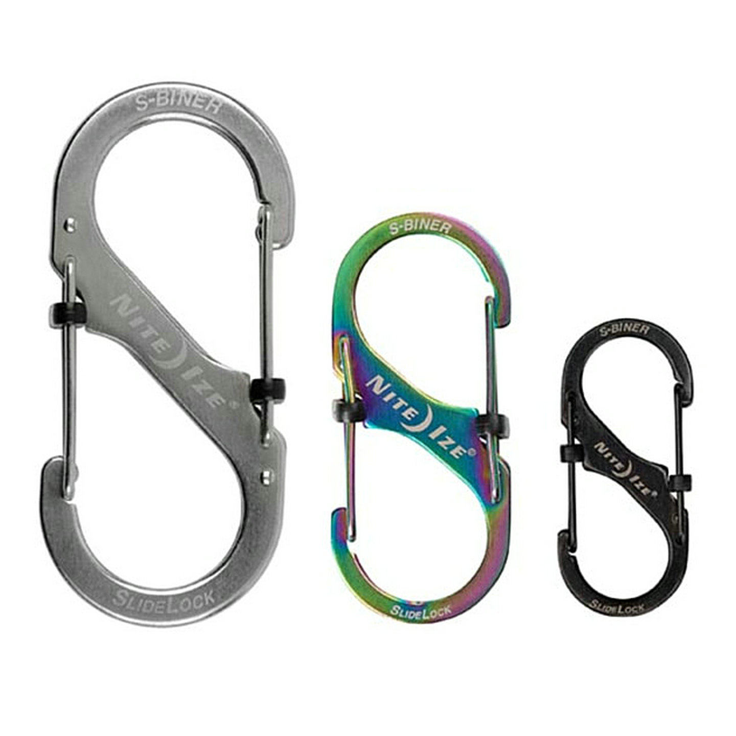 niteize奈爱不锈钢s扣防丢8字扣