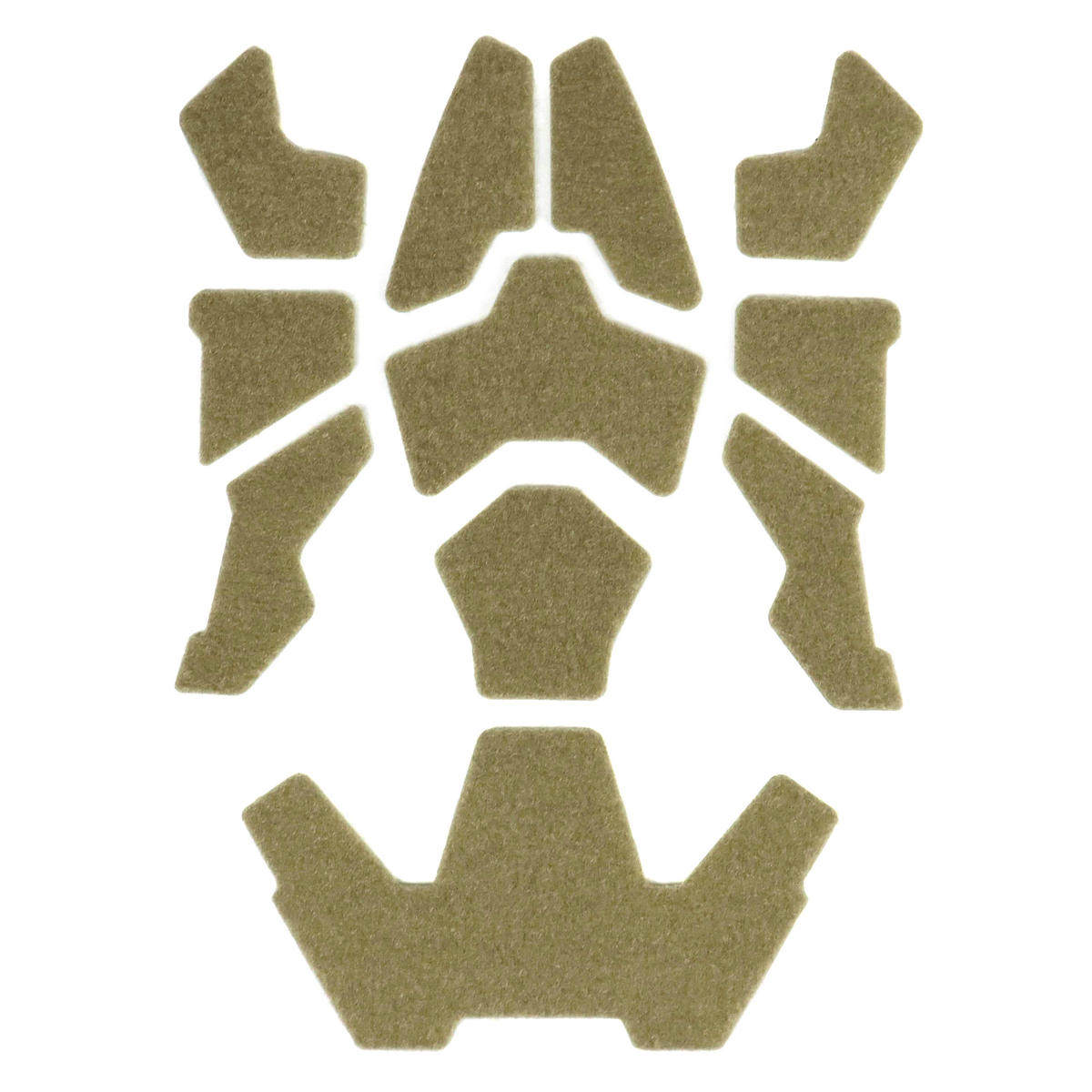 TWSF头盔还原背胶魔术毛OT48