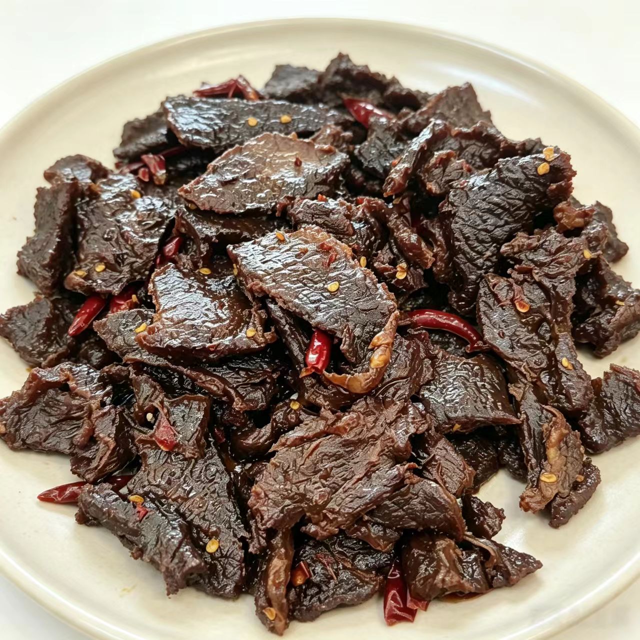 金信源酱板牛肉250克湖南常德特产手工风干乡下土产品麻辣牛肉干