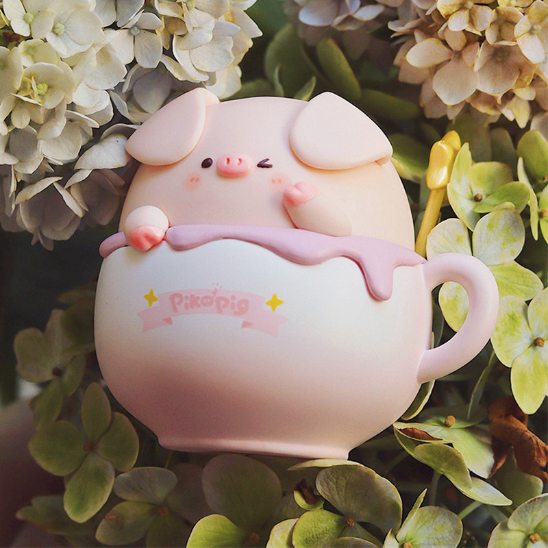 miniso名创优品pikopig屁可猪甜品系列手办