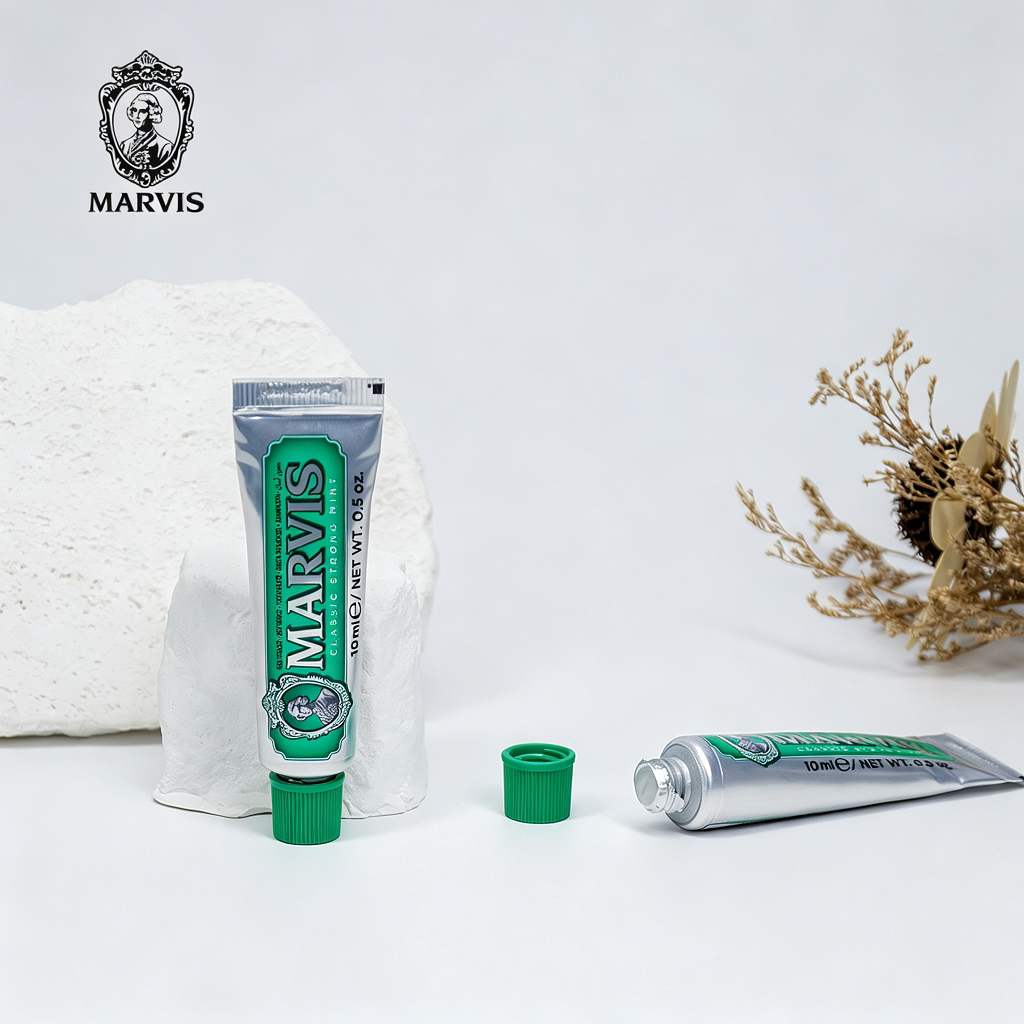 marvis玛尔仕牙膏清新薄荷10ml高档酒店宾馆旅行装意大利进口牙膏