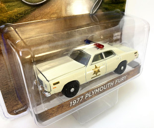 PLYMOUTH 现货绿光Greenlight 1977 FURY老爷车合金汽车模型