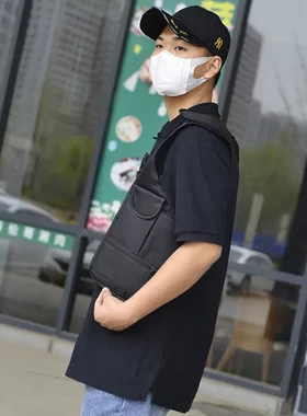 跨境男士隐藏式腋下包 双肩挎包特工包 户外休闲包男包