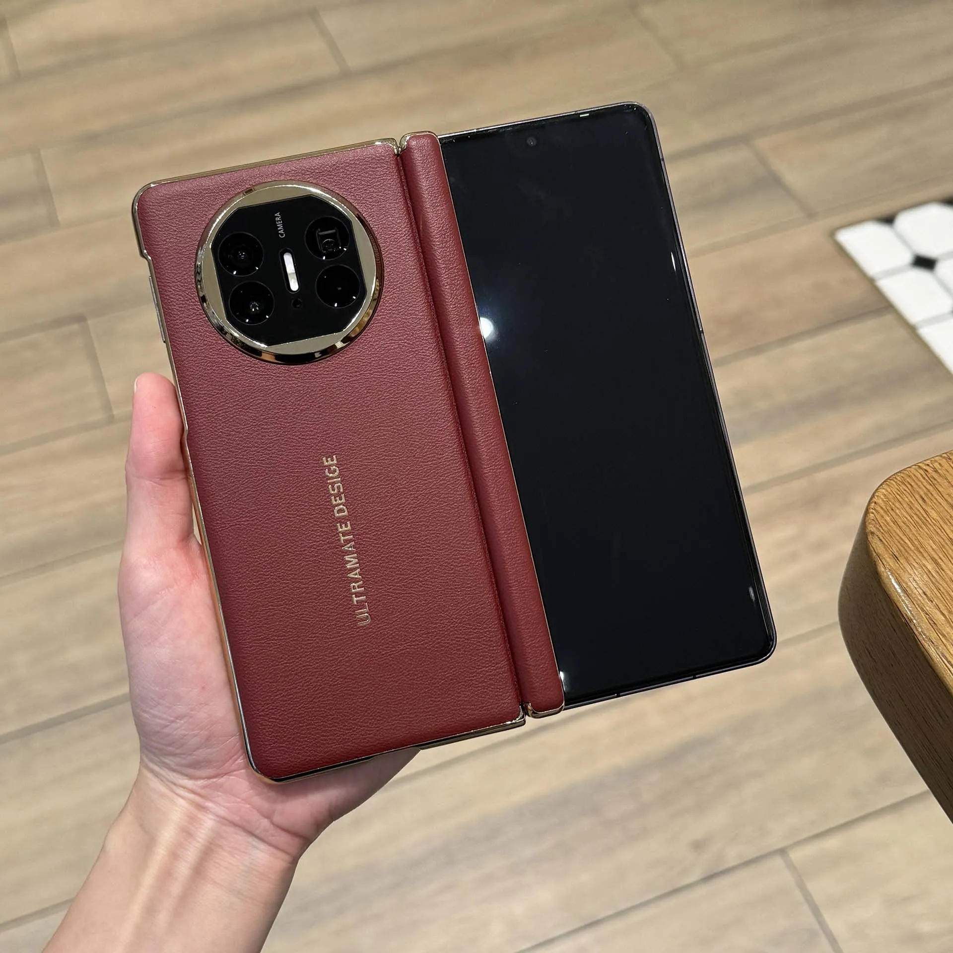 适用华为matex5典藏版手机壳素皮中轴x3镜头全包电镀边防摔保护套