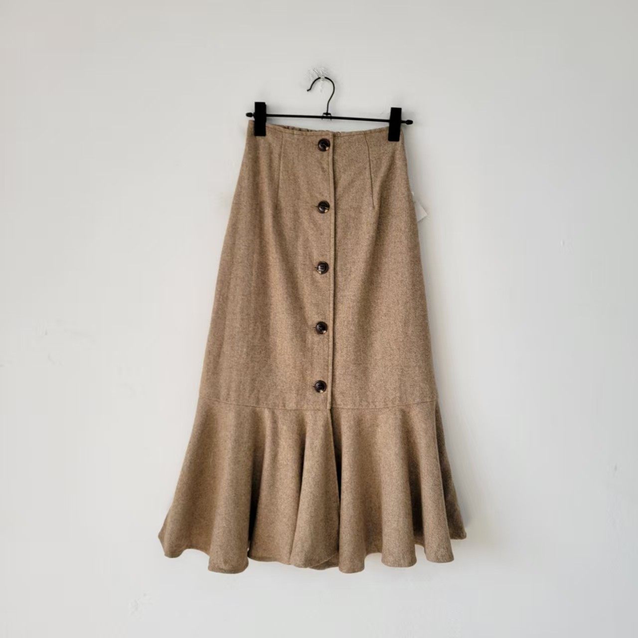 5款日单复古高腰单排扣毛呢半身裙女秋季中长款女显瘦百搭裙子,女装/女士精品,汉服裤装,淘宝优惠券,粉丝福利购,淘宝优惠卷