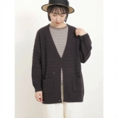 sam2日单慵懒风纯色森女日系一粒扣女V领针织开衫 女显瘦毛衣外套