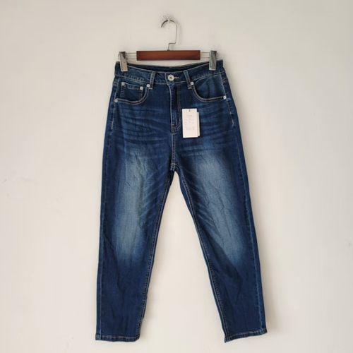 5款日单春秋季高腰束脚哈伦裤女九分裤宽松通勤休闲裤浅黄色