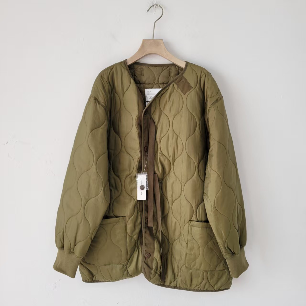 5款日系菱格纹棉服女中长款韩版显瘦纯色缝外套保暖棉袄