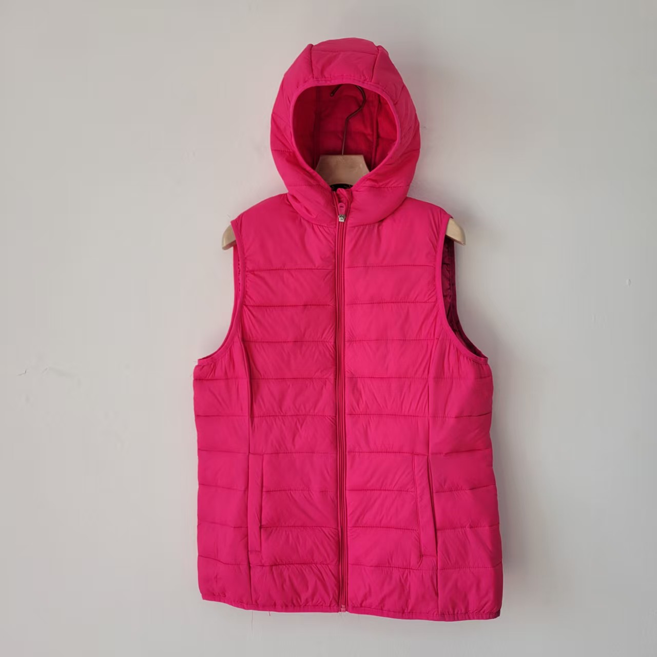 379美刀秋冬季轻薄时尚情侣棉马甲连帽无袖背心轻便保暖坎肩外套