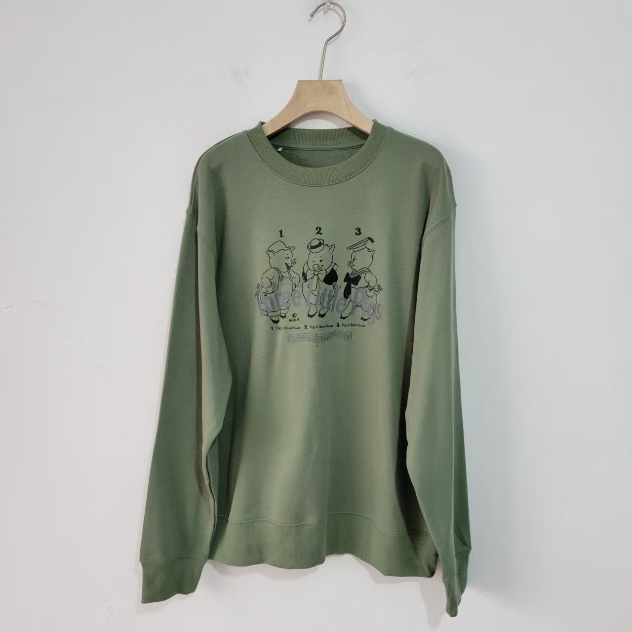 5款日单春秋季圆领长袖卫衣男女宽松套头休闲上衣绿色打底衫显瘦,女装/女士精品,汉服上装,淘宝优惠券,粉丝福利购,淘宝优惠卷