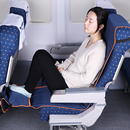 坐长途飞机睡觉神器便携U型枕充气脚垫高铁脚踏儿童出国旅行用品