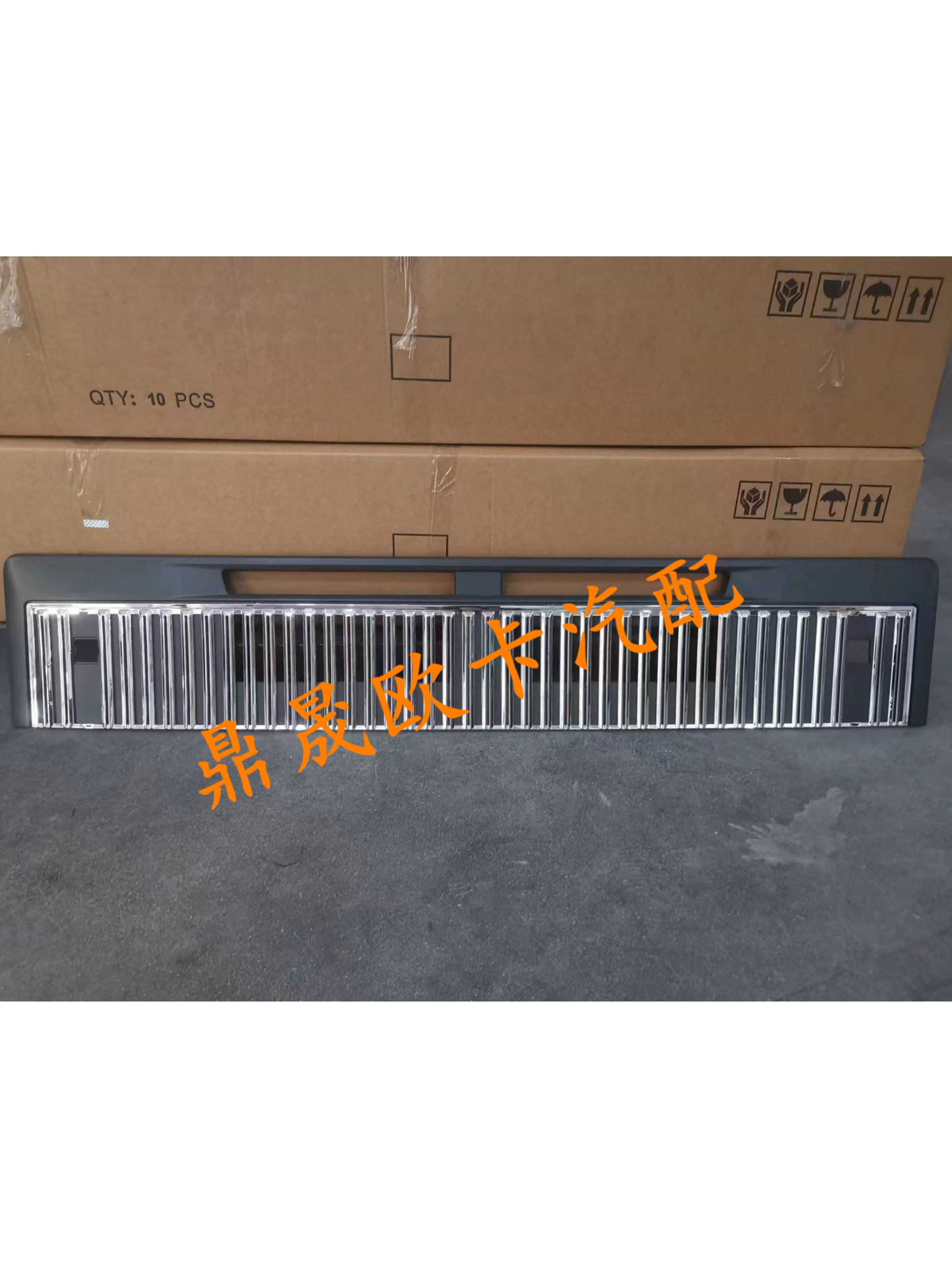 센터 그릴 수정된 전기 도금 패널이 장착된 볼보 내셔널 VI 하이엔드 볼보 FH16 새로운 전면 패널 수정