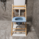 孕妇坐便椅坐便器 可折叠简易实木所移动马桶蹲厕老人凳家用便携式
