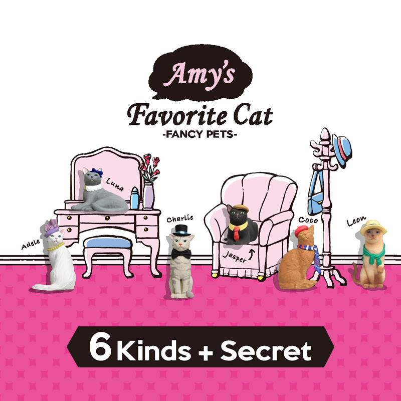 Figurine manga FANCY PETS en PVC Amy s Favorite Cat - Ref 2701900 Image 1