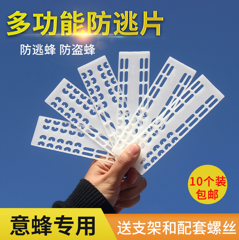 多功能防逃片蜜蜂防跑王片意蜂蜂王专用防逃器养蜂工具10个装包邮