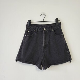 日单夏季G*L工装短裤牛仔风高腰显瘦牛仔短裤女百搭A型阔腿短裤潮