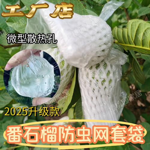 芭乐套袋防虫网袋番石榴套袋水果防虫透气网套袋一体袋杨桃套袋