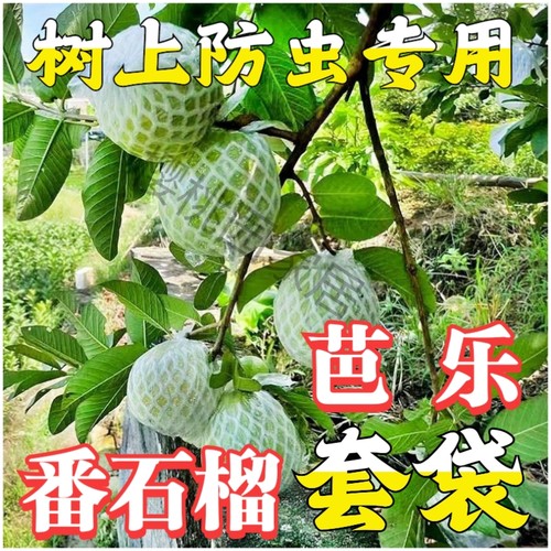 番石榴网套台湾芭乐防虫套袋树上防虫一体袋套果子石榴袋子网套袋