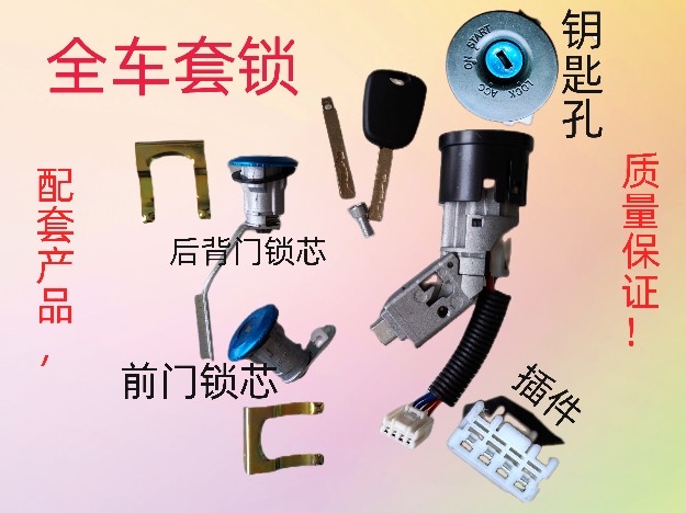 雷丁D50D70D80S50比德文M6M7宝路达电动轿车全车锁电源点火锁钥匙