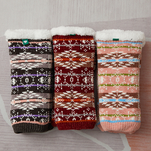 秋冬季加厚不起球保加绒护腿过膝高筒袜套女防滑长筒袜子冬天护膝