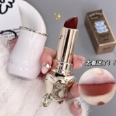 Gege bear戈戈小熊萌雾丝绒口红 丝绒哑光雾面伪素颜奶茶色唇膏