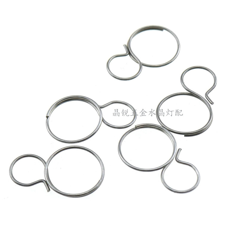 50克汽泡球水晶珠帘轨道不锈钢挂钩勾子门帘 配件S钩8字勾配件,家装灯饰光源,灯具配件,淘宝优惠券,粉丝福利购,淘宝优惠卷