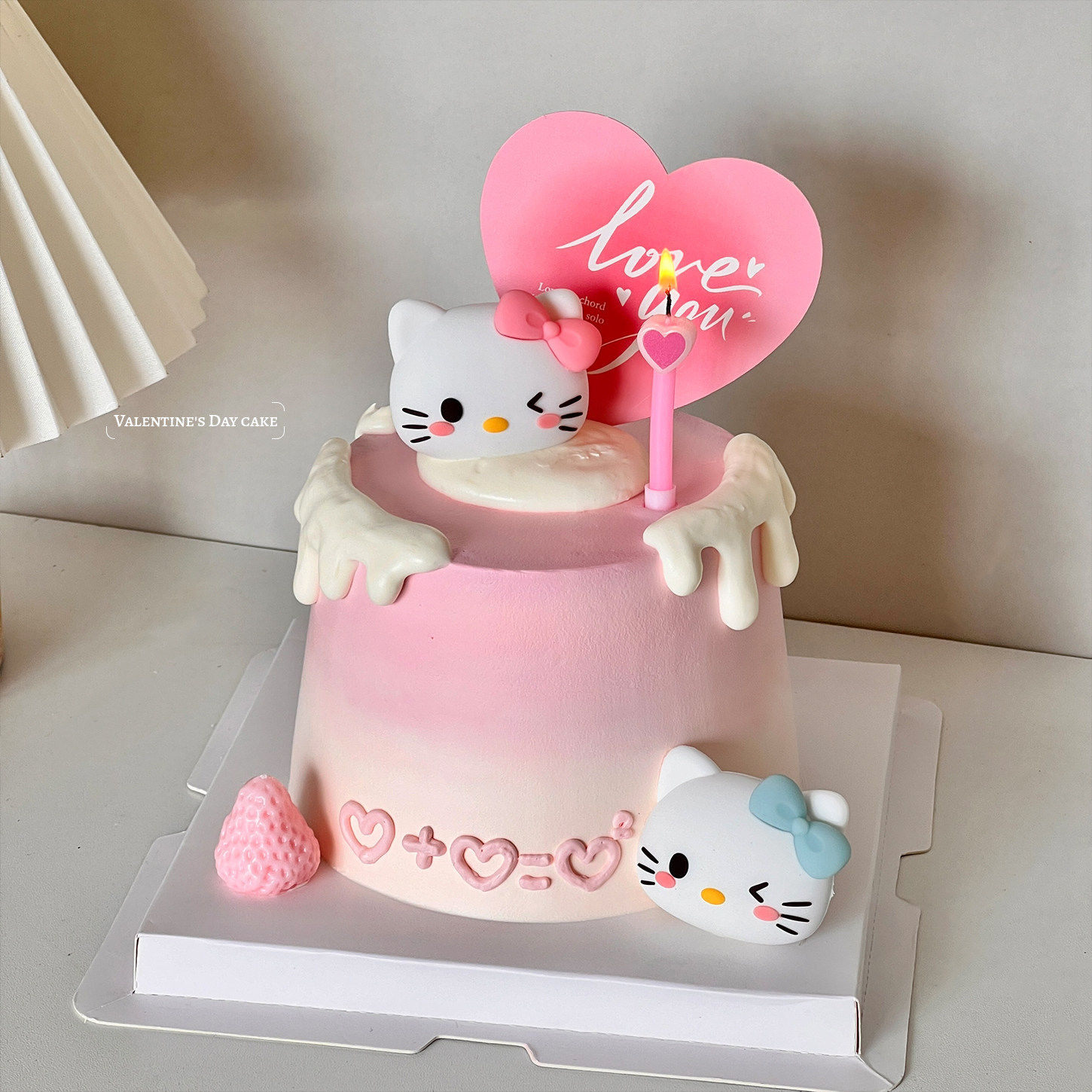214情人节kt猫蛋糕装饰摆件情侣告白爱心卡片kitty猫头甜品插件,节庆用品/礼品,蛋糕/烘焙装饰用品,淘宝优惠券,粉丝福利购,淘宝优惠卷