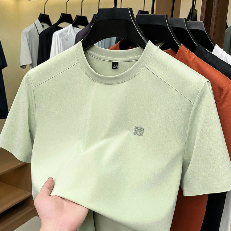 圆领常规直筒其它桑蚕丝T恤