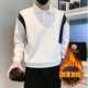 加绒卫衣男秋冬2024新款 T恤 潮流百搭长袖 痞帅潮牌翻领Polo衫 男装