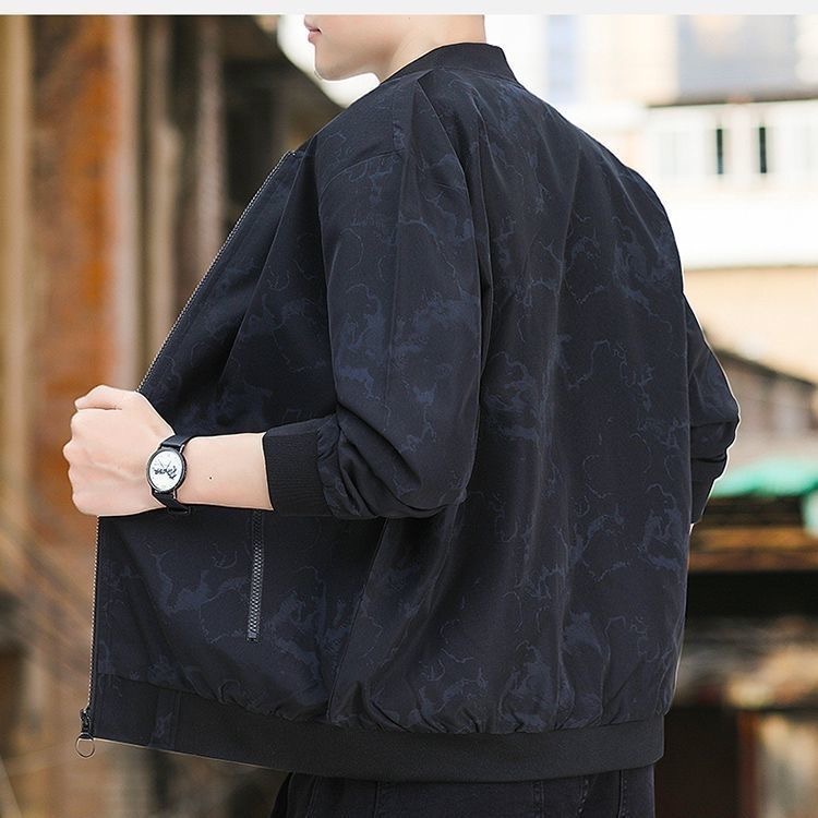 立领+春秋季+修身+休闲+潮牌夹克