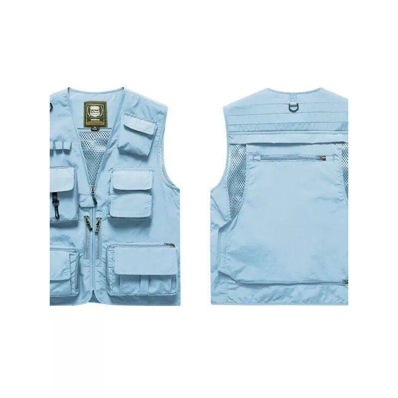 定制印花印logo马甲工作服教育培训机构夏季网眼广告宣传工装背心