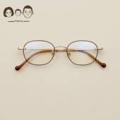 高度数 方圆脸相信我 高品质纯钛小框椭圆近视眼镜可配度数散光