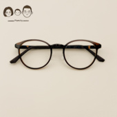 韩国进口超轻塑钢眼镜可配近视有度数防蓝光女玳瑁眼睛框镜架男潮