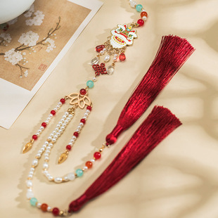 马面裙配饰禁步压襟女挂饰汉服旗袍流苏步摇新年元 宵饰品