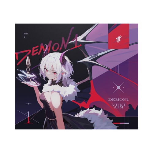 YUKIAIMXDEMON1玻璃鼠标垫