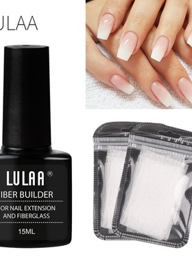 Manicure Silk Nail Extension Fiberglass Builder Gel 美甲延长