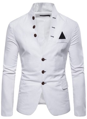 西服男Weding Casual Blazer Men Fashion Slim Fit Jacket Suits