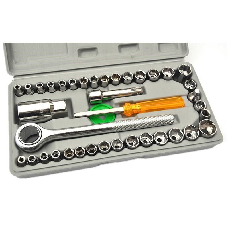 40 sets of socket wrench combination tools, sleeve tools,