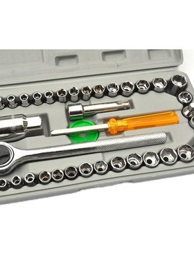 40 sets of socket wrench combination tools, sleeve tools,