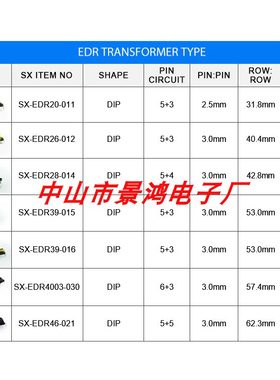 EDR30EDR31ED32EDR33EDR34EDR35EDR36EDR37EDR38EDR39超薄变压器